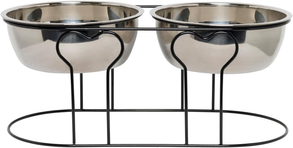 YML Wrought Iron Stand with Stainless Steel Dog Bowl, Large9