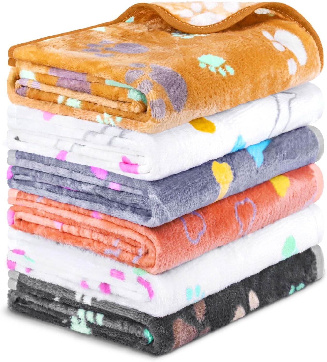 yedsintu-6-pcs-absorbent-guinea-pig-blankets-washable-small-animal-fleece-bedding-cage-liners-reusable-pet-pee-pad-sleep-mat-pad-cover-for-hamster-ferret-rabbit-chinchilla-hedgehog-16x24