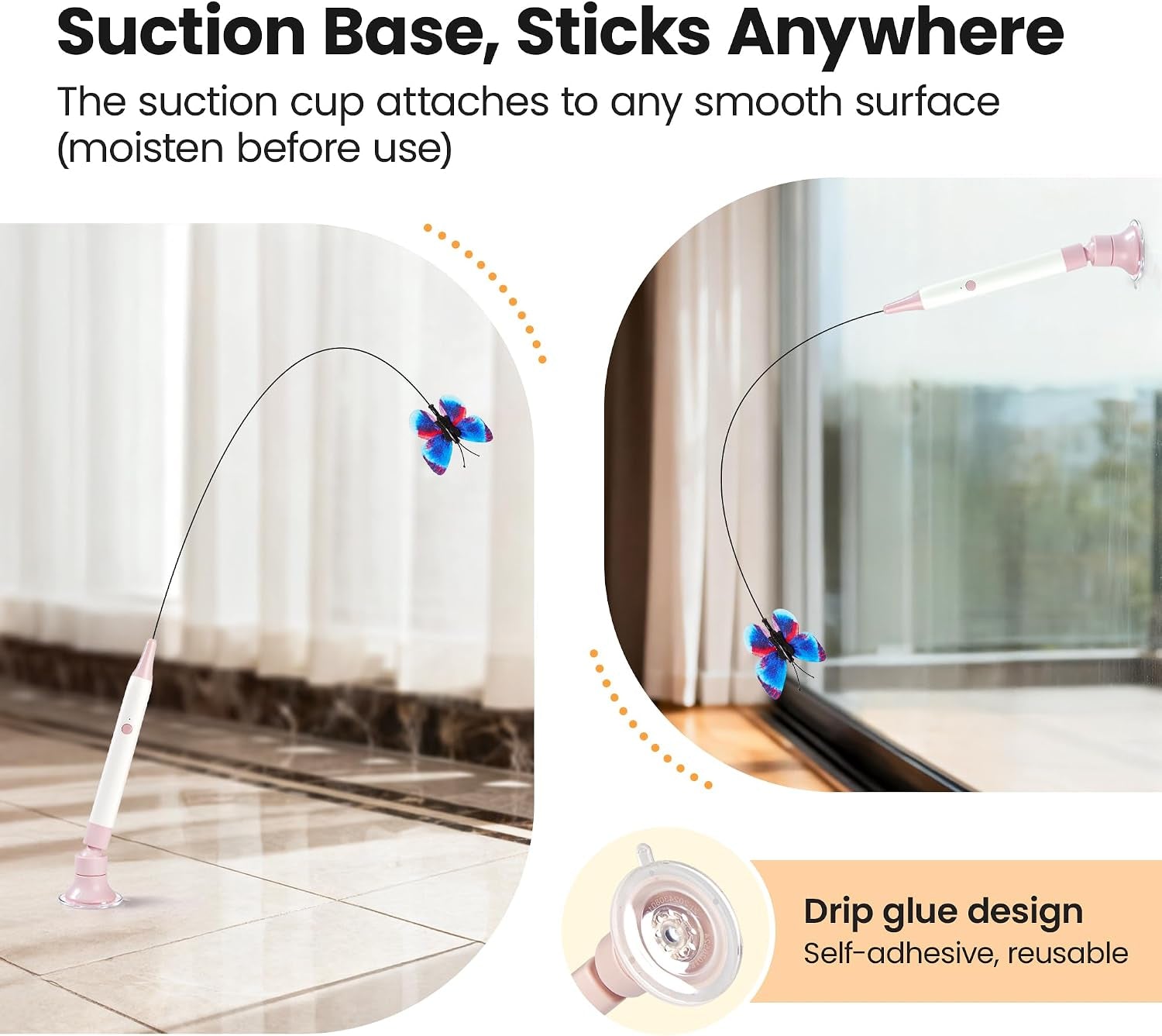 potaroma-interactive-spinning-butterfly-cat-toy-wand-rechargebale-automatic-self-play-handheld-mode-electric-touch-activated-cat-teaser-with-suction-cup-for-indoor-kittens