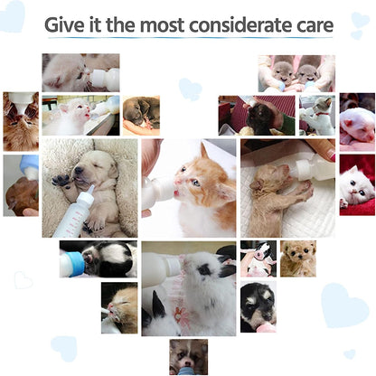 Puppy Kitten Bottle for Nursing, Newborn Baby Dog Cat Rabbit Feeding Feeder6