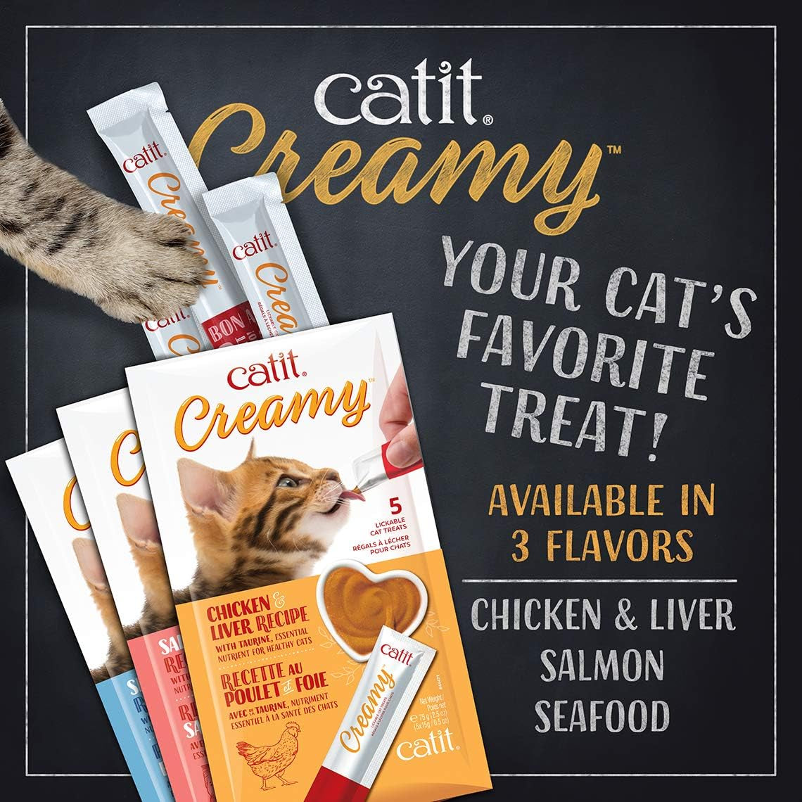 catit-creamy-lickable-cat-treat-healthy-cat-treat-chicken-liver-5-count-pack-of-30
