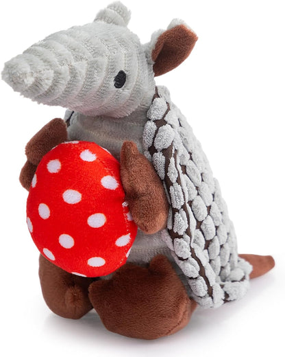 Hollypet Plush Squeaky Armadillo Chew Dog Toy for Small Medium, 8" | Cute Stuffed Armadillo Toy with Unique Grunt Squeaker & Textured Fabric for Teeth Cleaning. Great for Small & Medium Dogs18