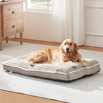 WINDRACING Large Dog Bed with Pillow for Crate Kennel, Sofa Dog Bed, Super Soft Pet Bed for Medium, Jumbo, Furniture9