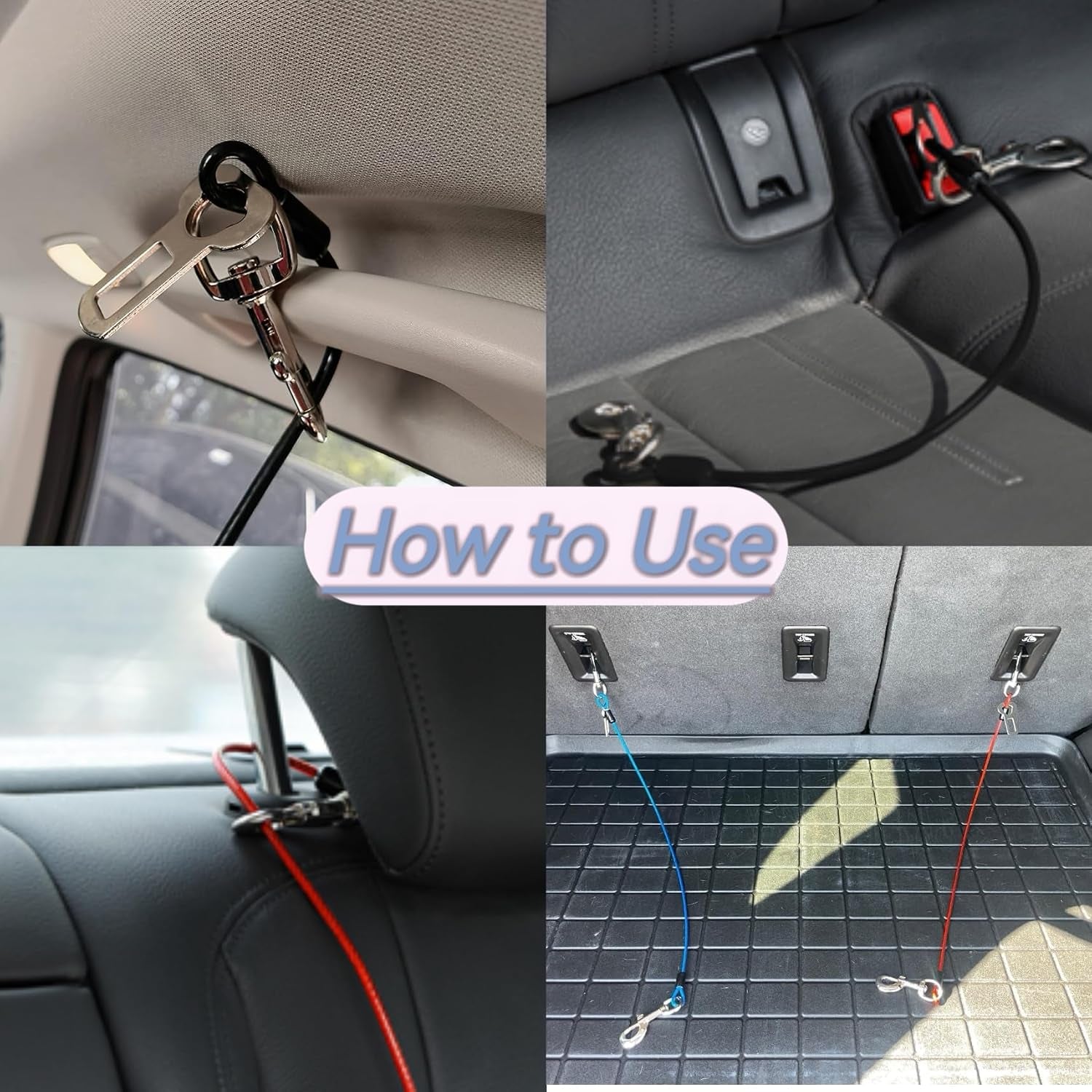 2pcs-dog-car-seat-belt-chew-proof-pet-safety-belt-for-dogs-2-in-1-heavy-duty-dog-car-seatbelt-restraint-waterproof-steel-wire-dog-leash-black-2-24inch-60cm