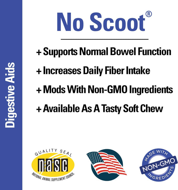 No Scoot for Dogs, Healthy Anal Support - 120 Soft Chews | No Scoot Chews for Dogs - Supports Healthy Gland Function, Normal Bowel Functions, Increases Daily Fiber Intake4