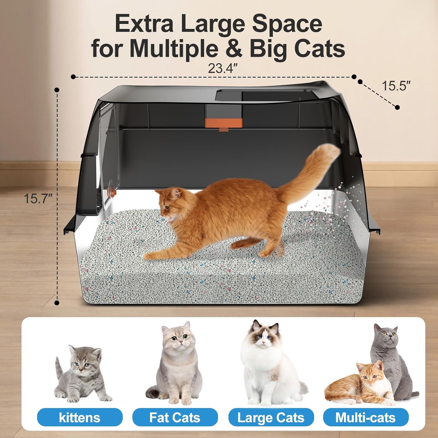 stainless-steel-litter-box-with-lid-front-entry-top-exit-kitty-litterbox-extra-large-enclosed-metal-cat-box-with-litter-scoop-litter-mat-black
