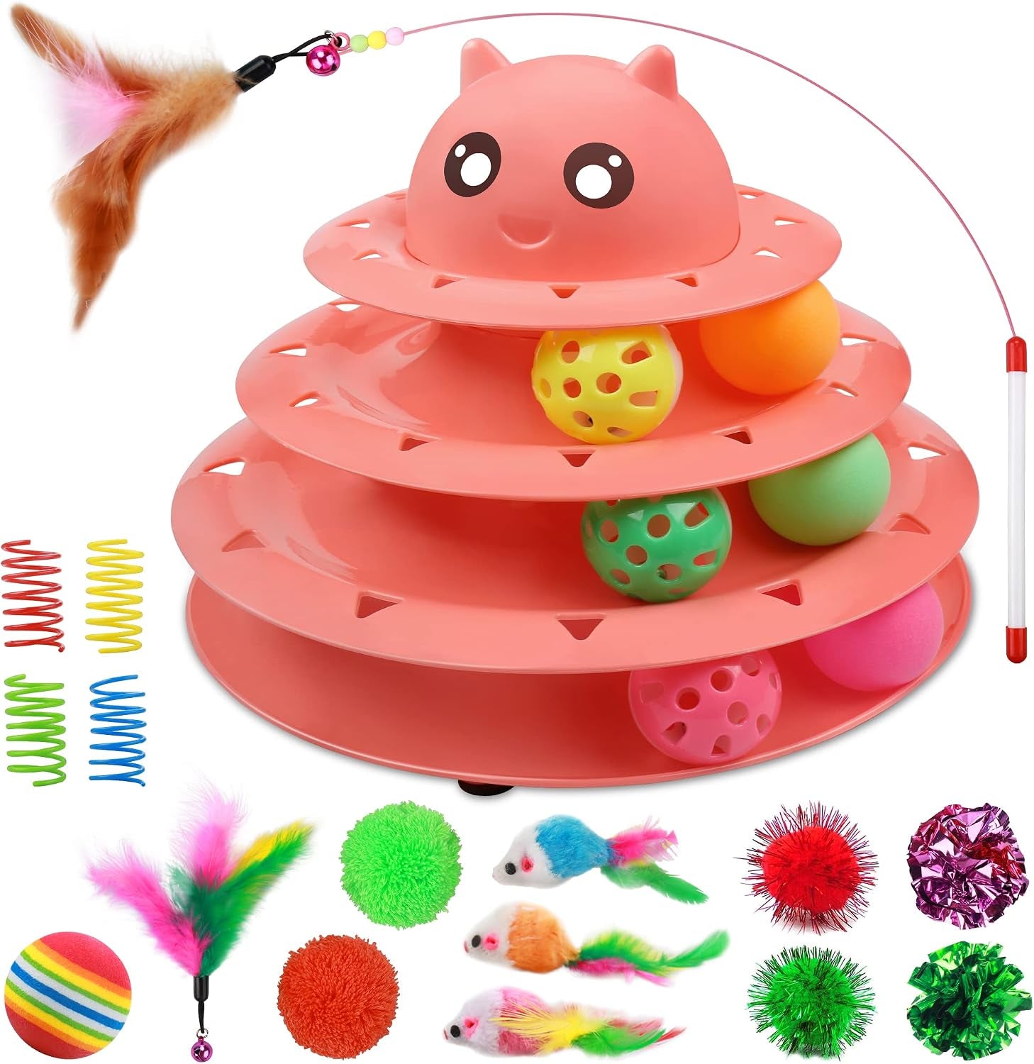 upsky-cat-toy-roller-3-level-turntable-cat-toys-balls-with-six-colorful-balls-interactive-kitten-fun-mental-physical-exercise-puzzle-kitten-toys