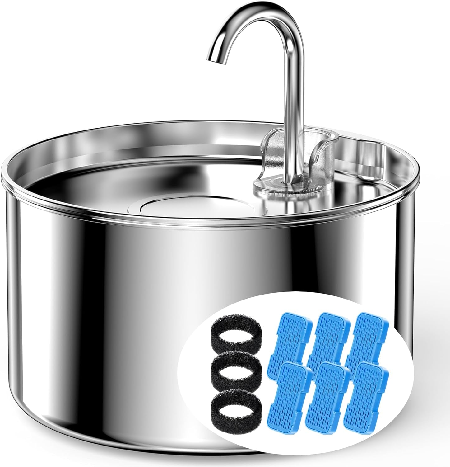 cat-water-fountain-stainless-steel-6-filters-3-sponges-pet-water-fountain-24-7-keep-the-water-fresh-74oz-capacity-ultra-quiet-no-sputter-compact-easy-to-clean