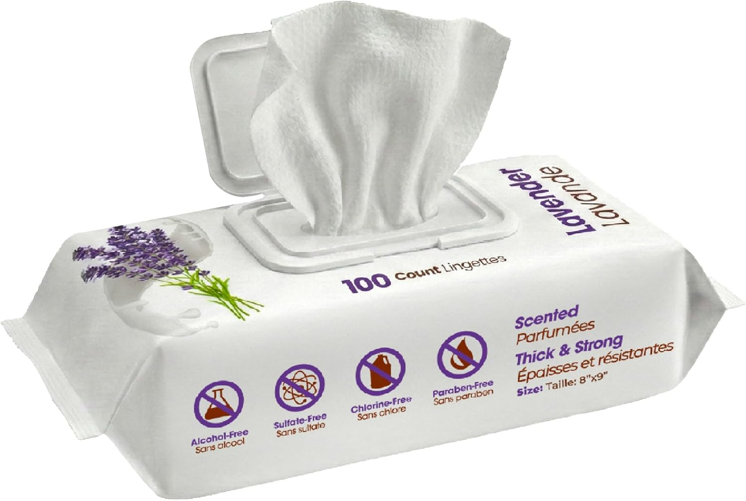 best-pet-supplies-cleaning-dog-wipes-calming-lavender-100-count-lavender-scented-large-8x9-pet-wipes-vitamin-e-puppy-cat-safe-gentle-grooming-resealable-pouch-prevents-drying