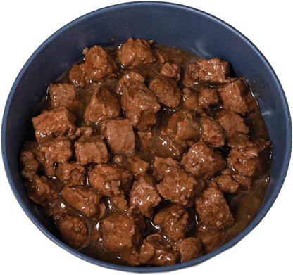 Amazon Basics Wet Dog Food Variety Pack, Country Stew Flavor and Cuts in Gravy with Beef, Made with Natural Ingredients, 13.2Oz Cans (Pack of 12)6