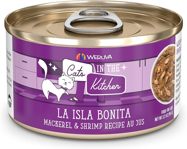 Weruva Cats in the Kitchen, Kitchen Cuties Variety Pack, Wet Cat Food, 3.2Oz Can (Pack of 12)15