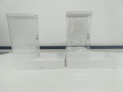 Automatic Cat Feeder and Water Dispenser, Dog Food and Water Bowl Set, Gravity Cat Feeder, Automatic Dog Water Dispenser, Pet Feeding Station, Cat Food and Water Bowl Set - Large Size (2.1Kg/3.8L)4