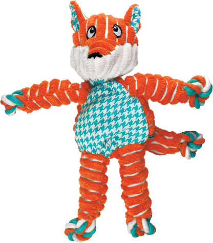 KONG Floppy Knots - Knotted Rope Dog Toy Entices Play - Tug Toy Satisfies Natural Instincts - Dog Supplies with Floppy Design & Minimal Stuffing - Fox, for Medium/Large Dogs1