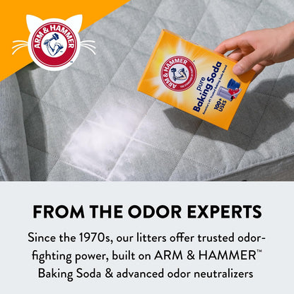ARM & Hammer Slide Platinum Easy Clean-Up Clumping Cat Litter, 27.5 Lbs | 24/7 Odor Control, Triple-Action Freshness, Non-Stick, Low Tracking, Multi-Cat Formula, Scented6