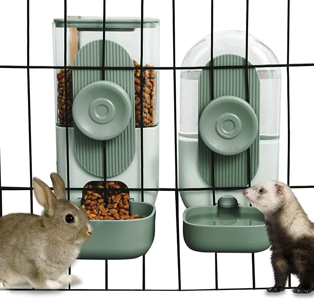 lemtrflo-rabbit-feeder-bunny-water-bottle-dispenser-pet-cage-food-bowl-suitable-for-rabbits-guinea-pigs-ferrets-cat-and-other-small-pets