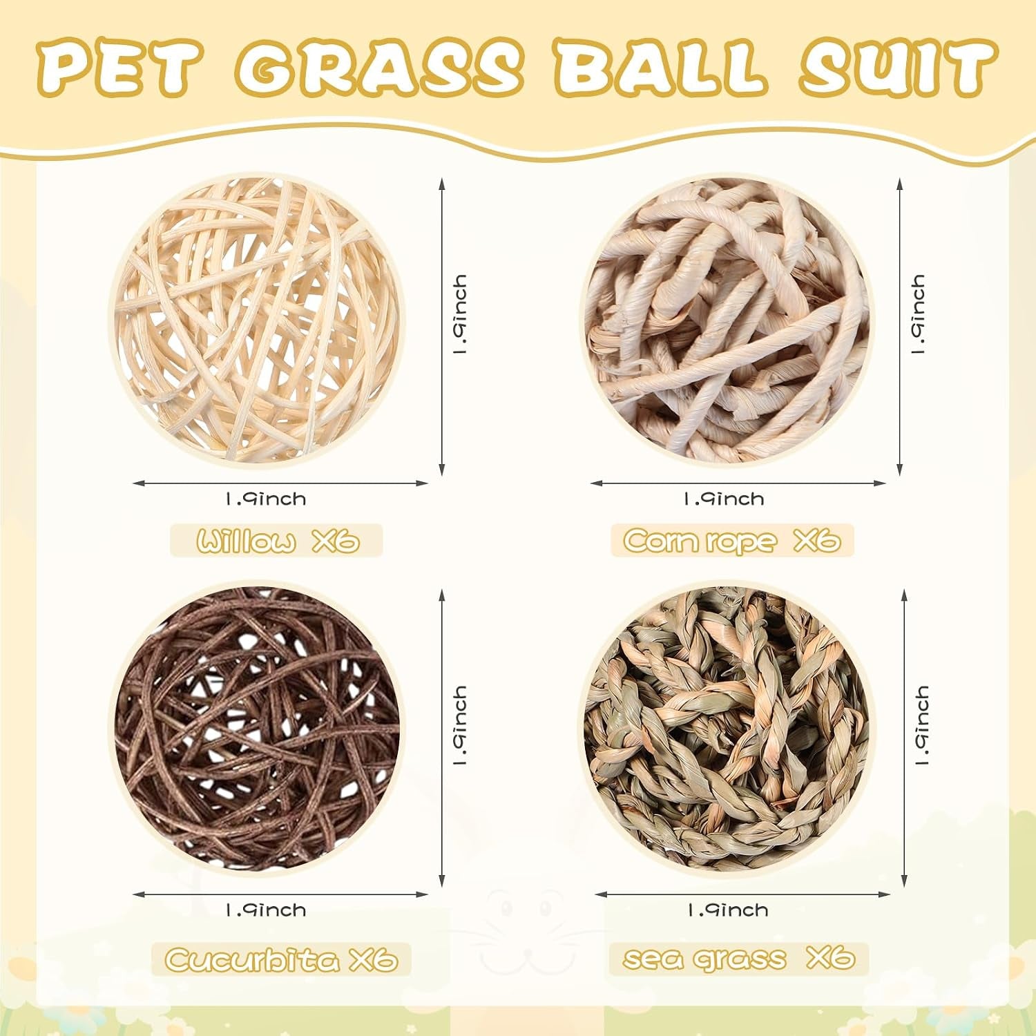 24-pcs-bunny-chew-grass-balls-rolling-chew-toys-for-small-animals-bunny-gnawing-treats-natural-chew-grass-toys-rolling-play-balls-small-animal-cage-enrichment-toy