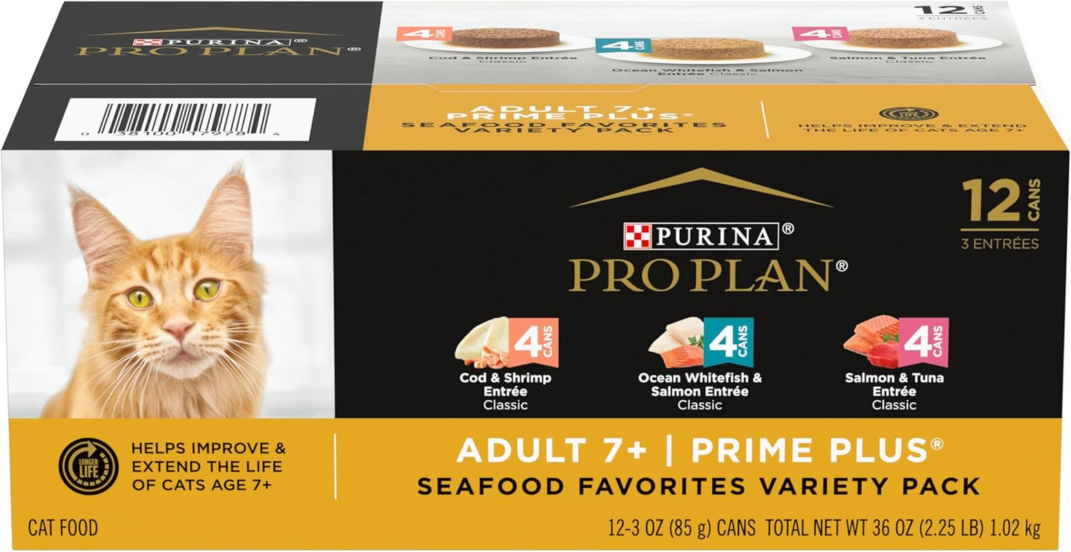 purina-pro-plan-grain-free-senior-wet-cat-food-variety-pack-pate-senior-seafood-favorites-2-packs-of-12-3-oz-cans