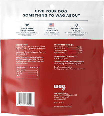 Amazon Brand – Wag Whole Muscle Chicken Jerky Dog Treats, 1 Lb, Made in USA4