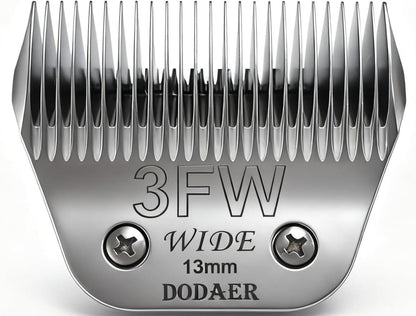 7FC Dog Grooming Ceramic Blades,Compatible with Andis,Oster A5,Wahl KM10 | Size 7FC Detachable Ceramic Blade 1/8-Inch 3.2MM Cut Length,3 Pack24
