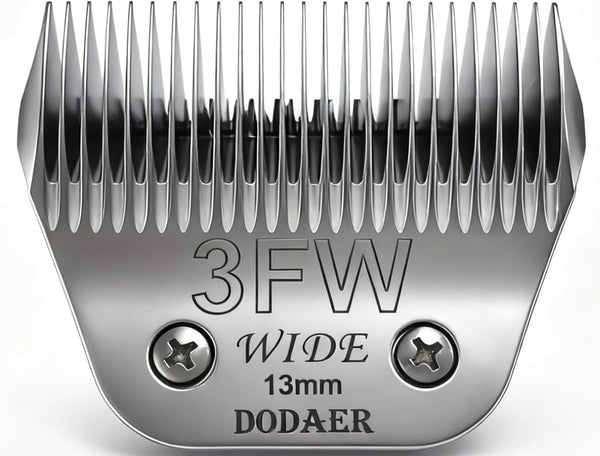 7FC Dog Grooming Ceramic Blades,Compatible with Andis,Oster A5,Wahl KM10 | Size 7FC Detachable Ceramic Blade 1/8-Inch 3.2MM Cut Length,3 Pack24