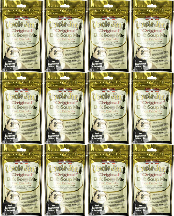 Marshall Uncle Jim'S Original Duk Soup Mix for Ferrets 4.5Oz. (Pack of 12)3