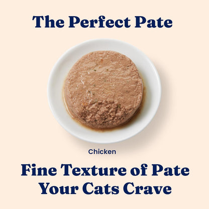 Solid Gold Wet Cat Food Pate for Indoor Cats - Healthy Canned Cat Food Pate W/Real Chicken, Omega Fatty Acids, Vitamins & Minerals - Grain Free & Gluten Free Can Meals for Cats & Kittens - 24Ct/3Oz5