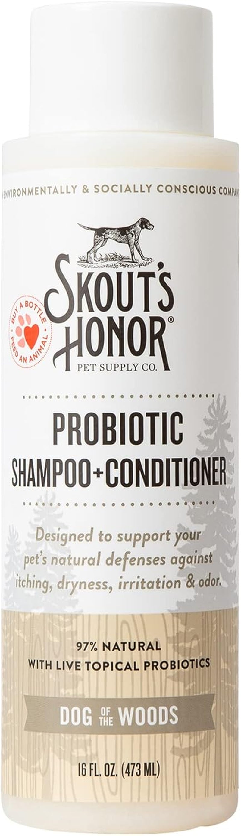 skouts-honor-probiotic-dog-shampoo-and-conditioner-dotw-16-oz-hydrating-natural-2-in-1-for-itchy-skin-microbiome-friendly-with-avocado-oil-omega-3s-paraben-sulfate-free