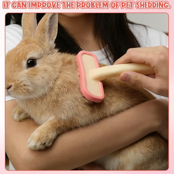 Rabbit Brush, Soft Silicone Small Animal Massage Comb, Practical Bunny Brush for Grooming, Bunny Grooming Kit Supplies Suitable for Cats Puppies & Other Pets3