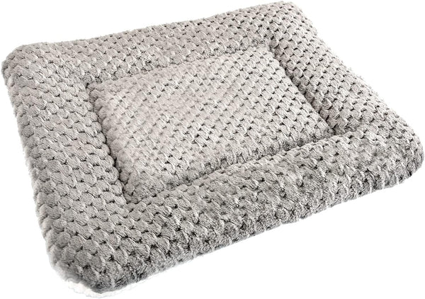 Small Animal Bed Mat, Soft & Warm, Suitable for Guinea Pig, Hamster, Rabbit, Rat and Bearded Dragon (X-Large(13.3''X9.4''), Star Grey)10