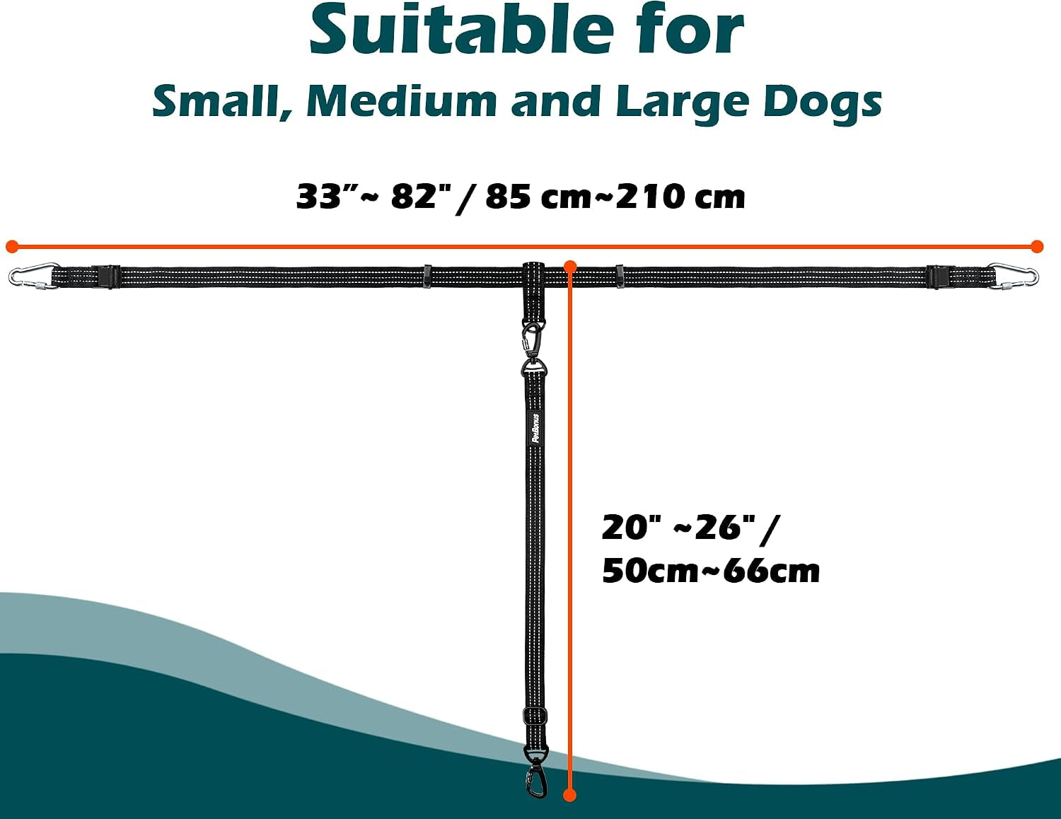 petbonus-truck-bed-dog-leash-functional-safety-dog-truck-bed-tether-for-1-dog-truck-bed-tie-down-system-adjustable-pick-up-bed-restraint-lead-ratchet-tightening-car-harness-belt-black