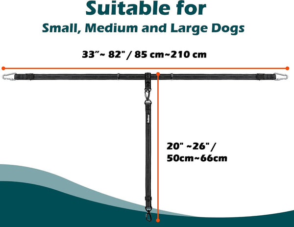 Petbonus Truck Bed Dog Leash, Functional Safety Dog Truck Bed Tether | for 1 Dog, Truck Bed Tie down System, Adjustable, Pick-Up Bed Restraint Lead, Ratchet Tightening Car Harness Belt, Black6