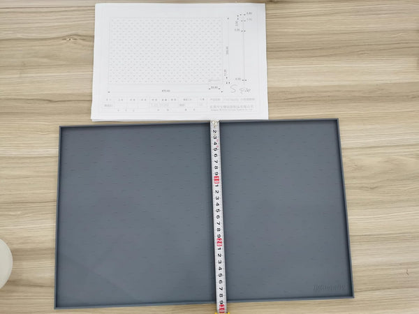 Dog Food Mat - Raised Edges Dogs Mat for Food and Water Prevent Spill, Waterproof Cat Food Mats Protect Floors, Easy Clean Dog Bowl Mats for Food and Water, Silicone Pet Feeding Placemats8