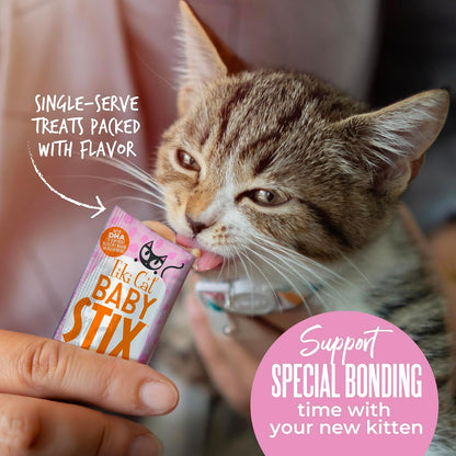 Tiki Cat Baby Stix Wet Cat Treats, Chicken in Creamy Gravy, 0.28 Oz. Sachets (42 Count Jar)7