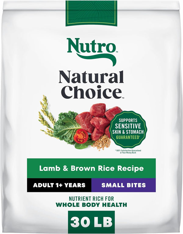 Nutro Natural Choice Small Bites Dry Dog Food, Lamb & Rice, 12 Lb | Non-Gmo, Real Lamb #1 Ingredient, No Corn, Wheat, Soy, Crafted in USA, Supports Energy, Bones, Muscles, Dental Health, Skin15