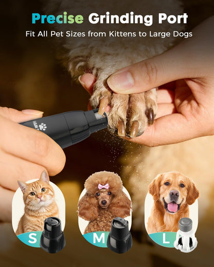 M&M STAR Dog Grooming Kit, Quiet Dog Clippers for Grooming Heavy Thick Coats, Cordless Pet Hair Trimmer & Shaver with Paw Trimmer, Low Noise Rechargeable Clippers for Small Large Dogs Cats4