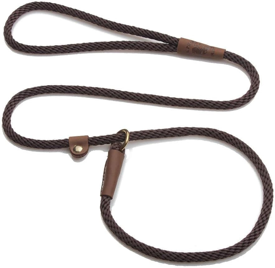 mendota-pet-slip-leash-dog-lead-and-collar-combo-made-in-the-usa-mocha-3-8-in-x-6-ft-for-small-medium-breeds
