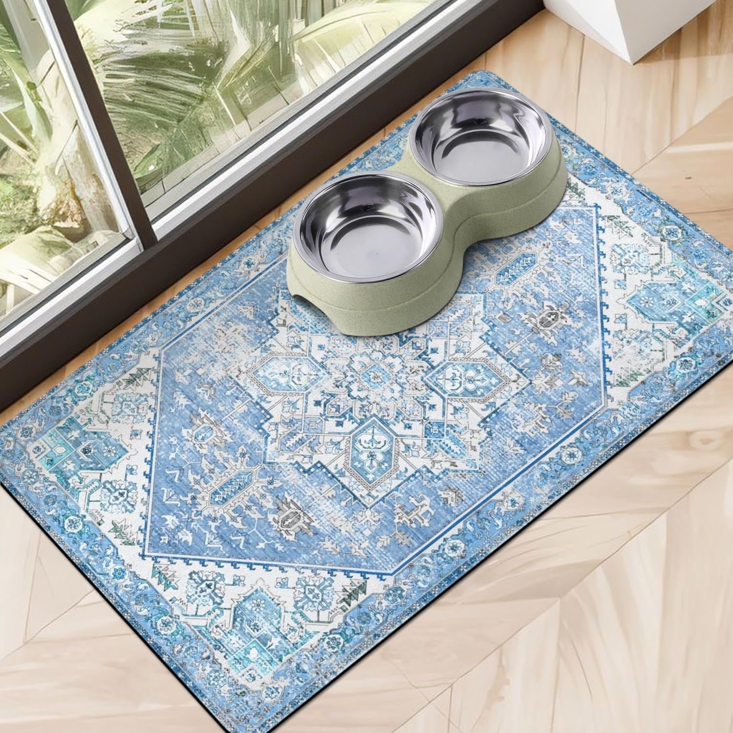 dog-food-mats-for-floors-absorbent-pet-cat-food-mat-non-slip-dog-bowl-mats-for-food-and-water-eco-friendly-boho-dog-placemats-feeding-mat-pet-supplies