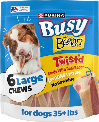 Purina Busy with Beggin' Dog Treats, Twist'D - 10 Count (Pack of 1)16