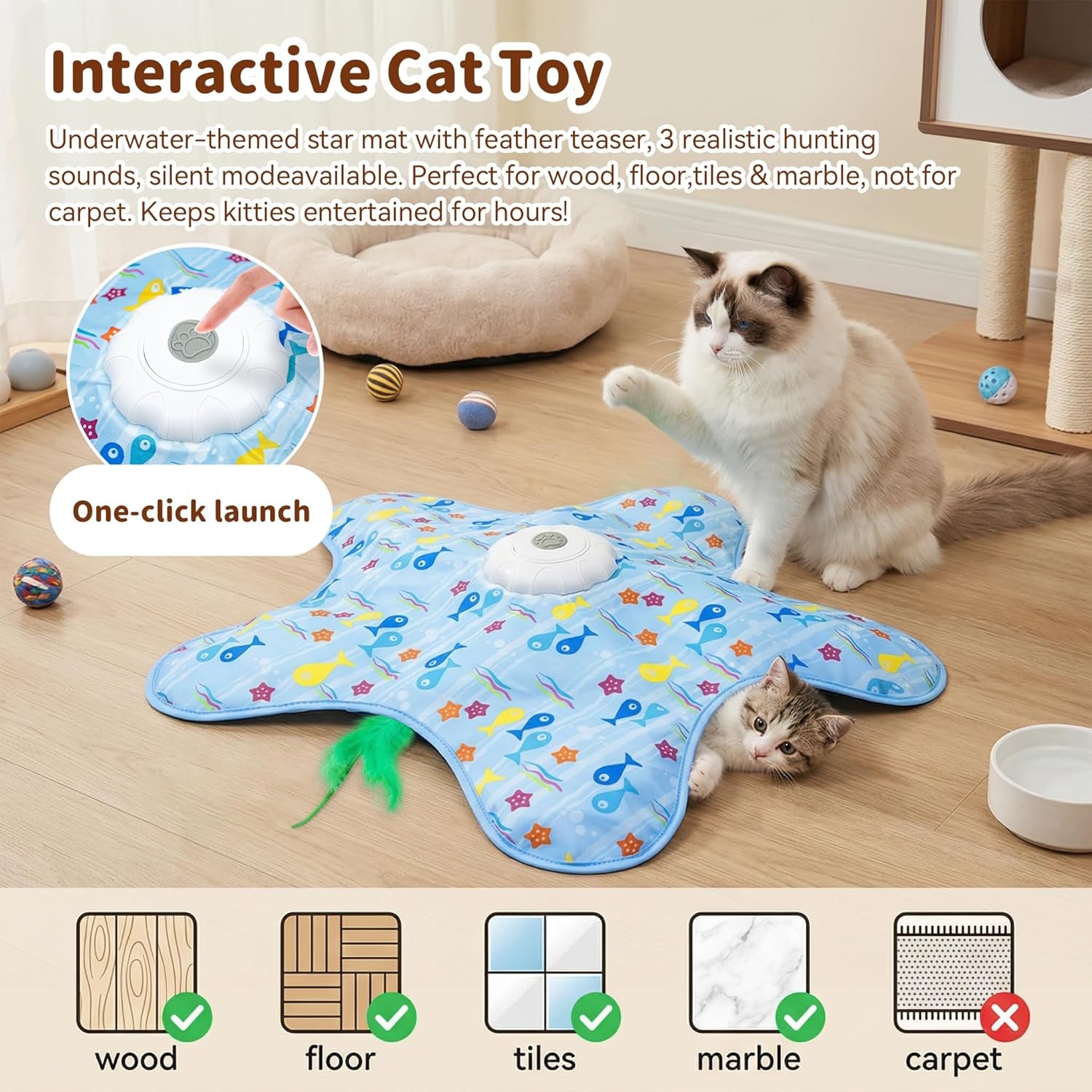 interactive-touch-activated-hide-and-seek-cat-toys-for-indoor-cats-blue-rechargeable-automatic-moving-concealed-wand-feather-real-bird-squeaky