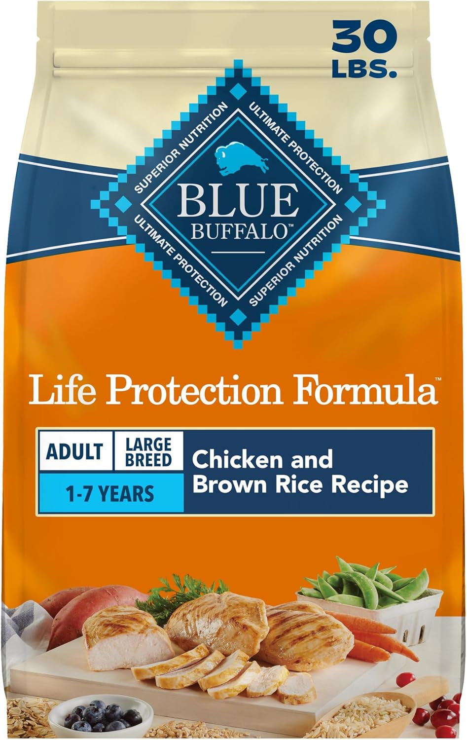 blue-buffalo-life-protection-formula-chicken-large-adult-dog-food-30-lb-real-chicken-1-ingredient-antioxidant-rich-lifesource-bits-glucosamine-supports-joint-health-mobility-in-large-breeds