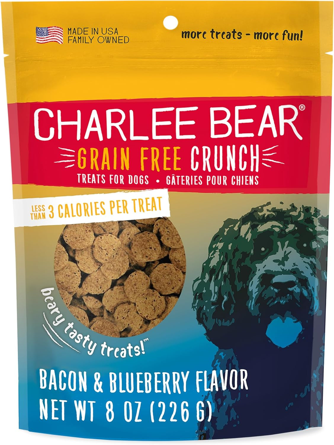 charlee-bear-crunch-grain-free-dog-treats-bacon-and-blueberry-8-ounce-resealable-bag-low-calorie-training-treats-for-dogs-limited-ingredient-healthy-crunchy-dog-snacks-made-in-usa