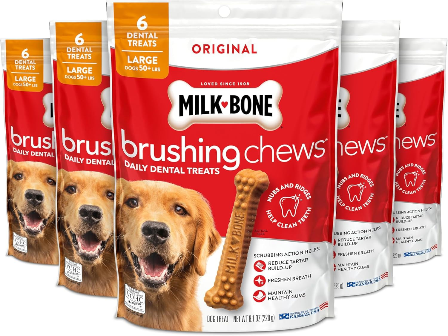 milk-bone-brushing-chews-large-daily-dental-dog-treats-33-7-oz-bag-25-treats-chicken-flavored-vohc-accepted-dental-chews-helps-clean-teeth-and-freshen-breath-for-large-dogs-50-lbs-and-up