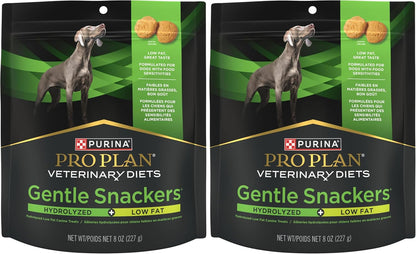 Purina Pro Plan Veterinary Diets Gentle Snackers Hydrolyzed plus Low Fat Dog Treats - 8 Oz. Pouch10