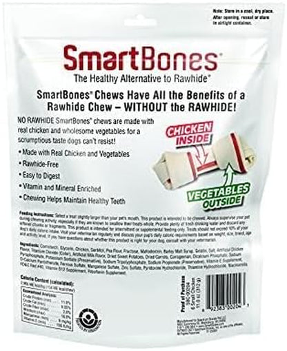 Smartbones Dog Chews, Treat Your Dog to Rawhide-Free Dog Bones, Made with Real Meat and Vegetables, 3 Large2