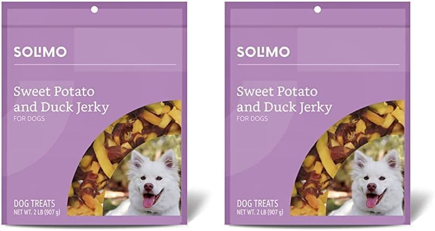amazon-brand-solimo-duck-jerky-dog-treats-2-pounds