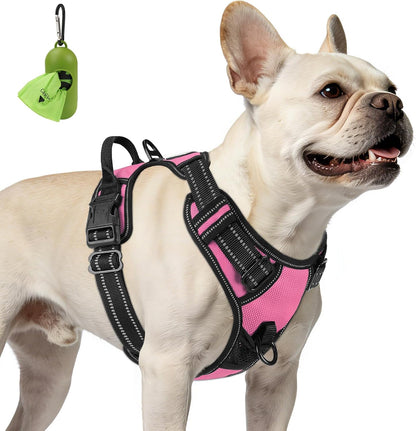 Joytale No Pull Dog Harness Medium Sized Dog, Front Clip, Black | Grab Handle for Instant Control, Padded & Adjustable Vest, Sturdy Metal D-Rings, for Safe Training & Daily Walking21