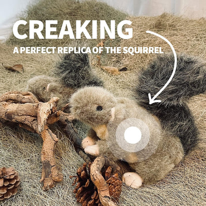 ALL for PAWS Interactive Dog Squirrel Plush Squeaky Toy - Perfect Puppy Enrichment Toy, Large5