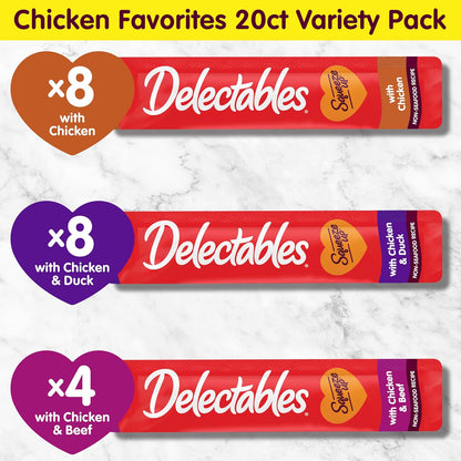 Delectables Squeeze up Non-Seafood Variety Pack Lickable Cat Treat, 20 Count (Pack of 1)7