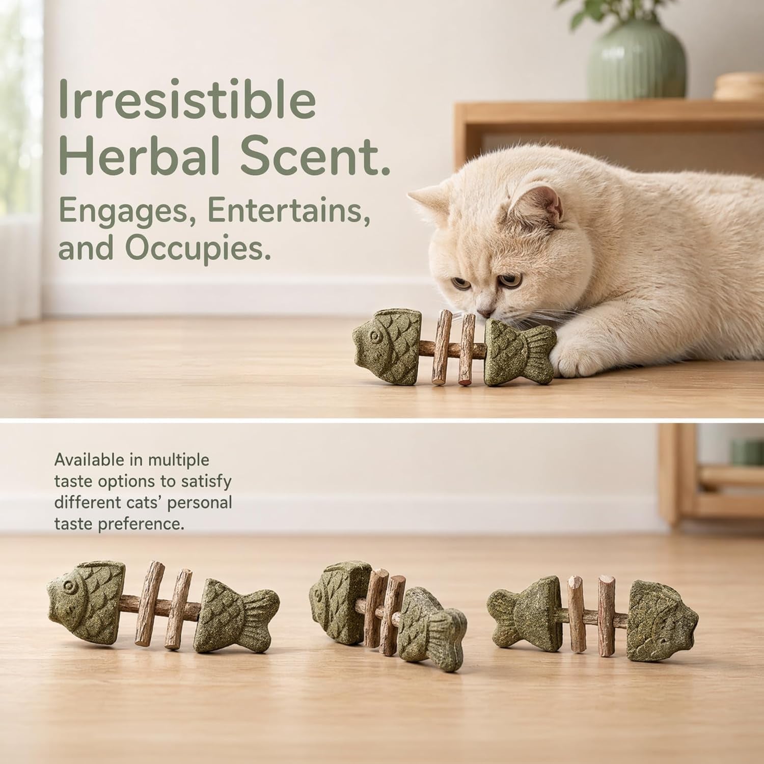 sterling-whiskers-cat-chew-stick-catnip-silvervine-fishbone-toy-2-pcs-natural-catnip-silvervine-fishbone-texture-chewing-enrichment-oral-care-support-indoor-cat-toy