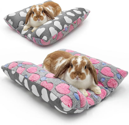 16.5 X 18In Washable Soft Rabbit Bed, Thickened and Softer Bunny Bed, Double-Sided Plush Rabbit Beds,Bed for Bunny,Bunny Beds for Rabbits Indoor11